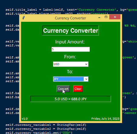 Unit Converter Python GUI